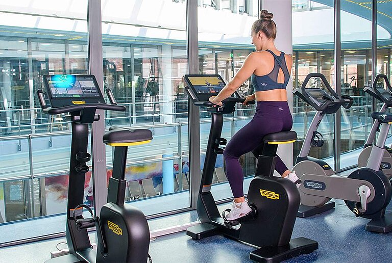 Fahrräder im centrovital Spa & Sportclub in Berlin