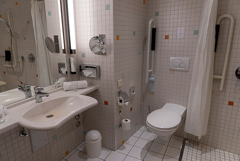 Barrierefreies Zimmer im centrovital Hotel Berlin