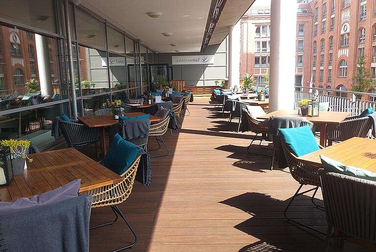 Terrasse Restaurant centrovital Hotel Berlin