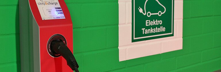 Sleep & Charge E-Tanksäule im centrovital Berlin